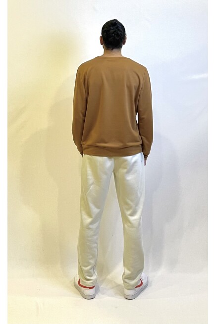 Süperlife Erkek Bisiklet Yaka Regular Fit Brooklyn Baskılı İnce Sweatshirt SPR22SW132