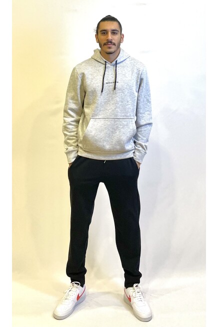 Erkek Kapş.Rahat Kalıp İçi Polarlı 3 iplik Orta Brooklyn Baskılı SweatShırt spr24sw13