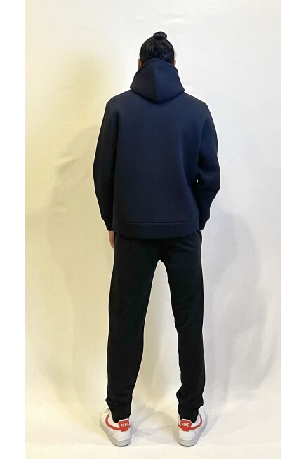  Kapşonlu Rahat Kalıp İçi Polarlı 3 iplik Tokyo Baskılı SweatShırt spr24sw12