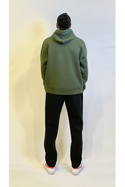  Kapşonlu Rahat Kalıp İçi Polarlı 3 iplik Tokyo Baskılı SweatShırt spr24sw12