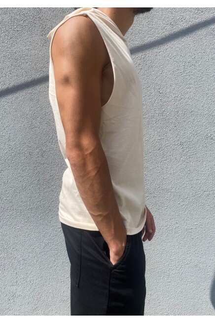 Süperlife Erkek Kapşonlu Regular Fit Brooklyn Baskılı Tişört SPR22TS121