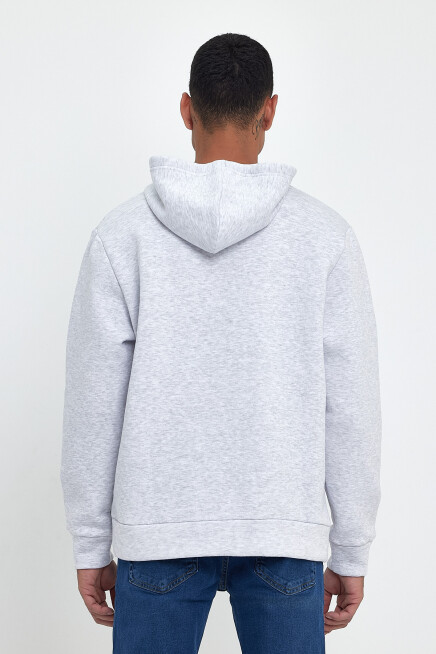 Süperlife Erkek Rahat Kalıp İçi Polarlı 3 iplik Amerikan Baskılı Swetashırt Spr24sw01