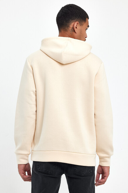 Süperlife Erkek Rahat Kalıp İçi Polarlı 3 iplik Amerikan Baskılı Swetashırt Spr24sw01