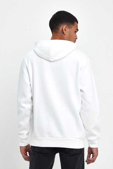 Süperlife Erkek Rahat Kalıp İçi Polarlı 3 iplik Amerikan Baskılı Swetashırt Spr24sw01