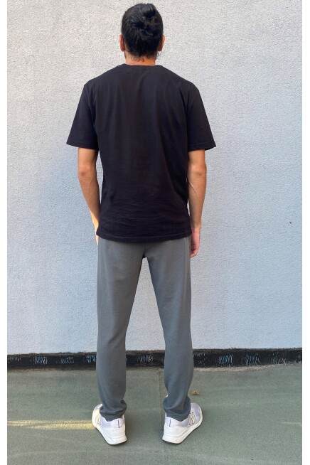 Süperlife Erkek Regular Fit Broklyn Baskılı İnce Eşofman Altı SPR 205