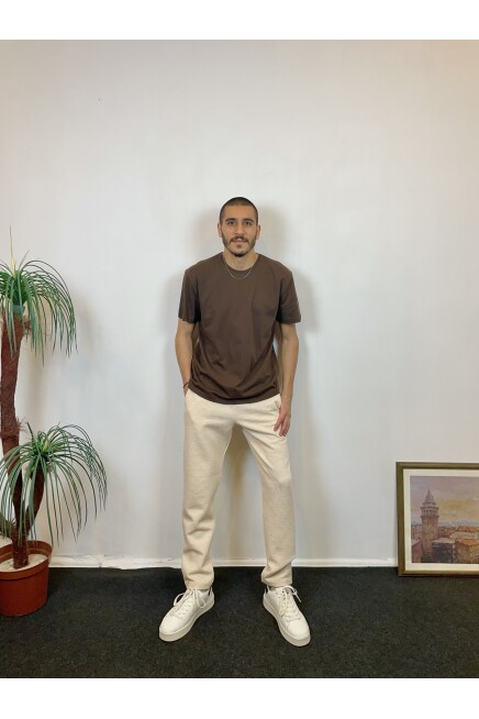 Erkek Regular Fit İnce Eşofman Altı SPR24EA83