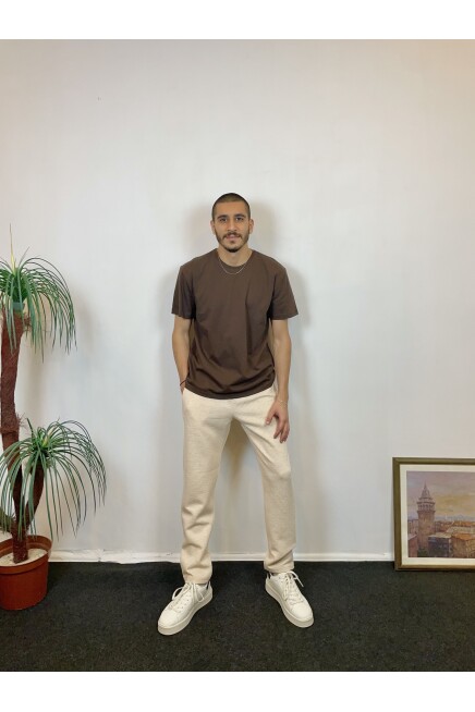 Erkek Regular Fit İnce Eşofman Altı SPR24EA83