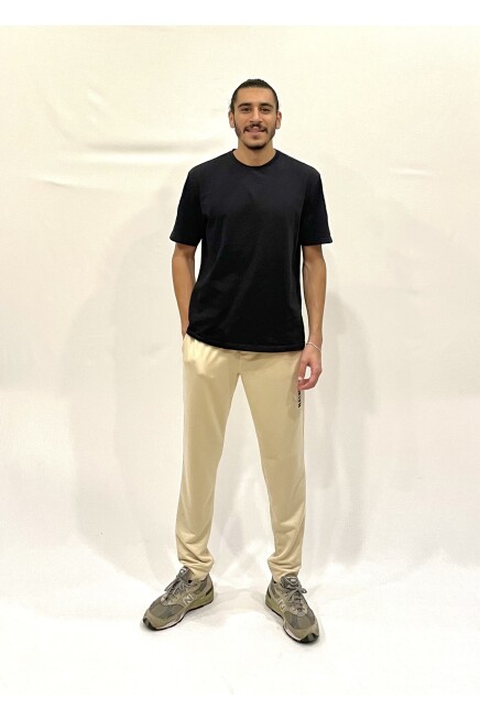 Erkek Regular/Normal Kesim Lastik Belli Brooklyn Şehir İnce Baskılı Eşofman Altı 24EA203