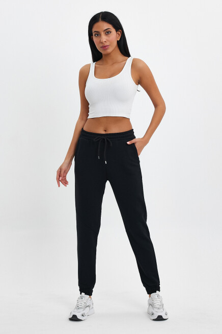 Kadın 3 İplik Kalın Rahat Kalıp Eşofman Altı spr24ea96