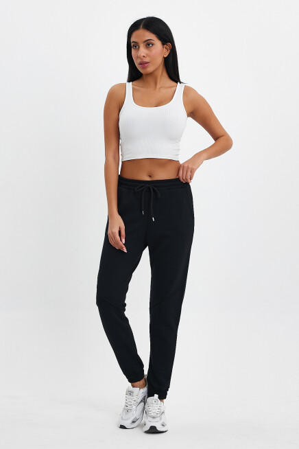 Kadın 3 İplik Kalın Rahat Kalıp Eşofman Altı spr24ea96