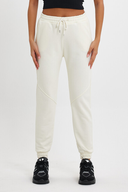 Kadın 3 İplik Kalın Rahat Kalıp Eşofman Altı spr24ea96