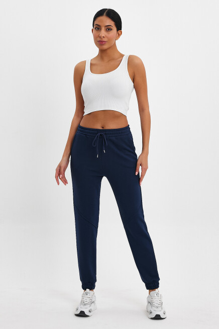 Kadın 3 İplik Kalın Rahat Kalıp Eşofman Altı spr24ea96