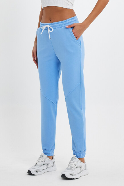 Kadın 3 İplik Kalın Rahat Kalıp Eşofman Altı spr24ea96