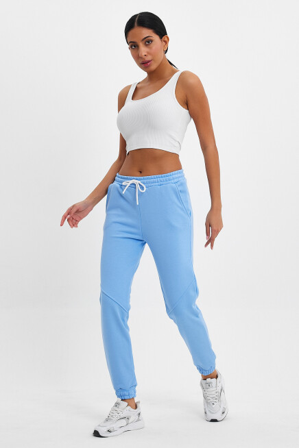 Kadın 3 İplik Kalın Rahat Kalıp Eşofman Altı spr24ea96