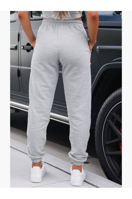 Kadın Bel ve Paça Lastikli İnce Eşofman Altı SPR24EAK82