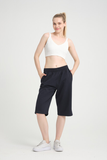 Kadın Kısa Kapri Şort SPR24KS64