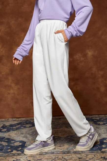 Kadın Regular Fit İnce Eşofman Altı SPR24EAK80