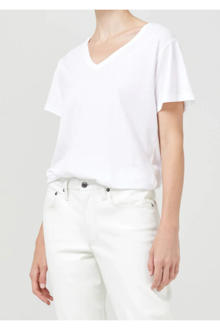 Kadın V Yaka Tshirt SPR24TSK40-2