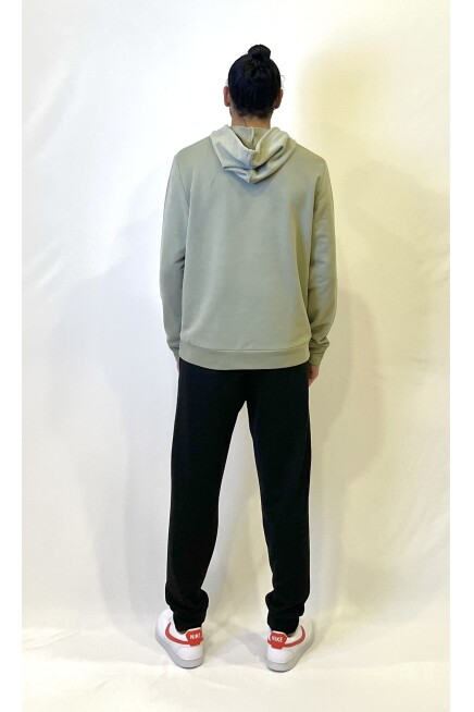 Süperlife Kapşonlu Uzun Kollu Baskılı Dar Kalıp İnce Erkek Sweatshirt SPR 2019K61