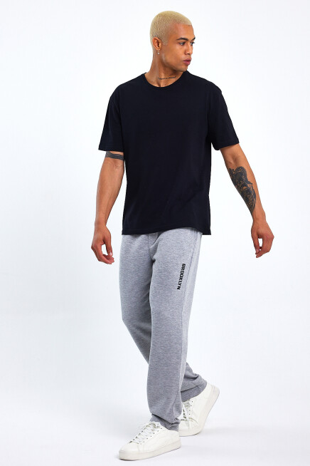 Süperlife Erkek Regular Fit Broklyn Baskılı İnce Eşofman Altı SPR 205