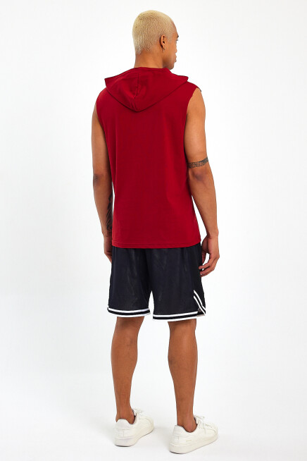 Süperlife Erkek Kapşonlu Standart &Regular Kalıp Fit Tişort SPR21Y04