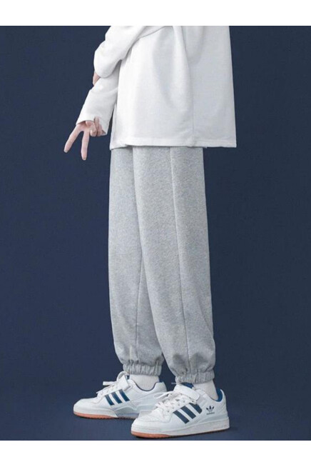 Unisex Beli ve Paça Lastikli İnce Eşofman Altı SPR24UEA82