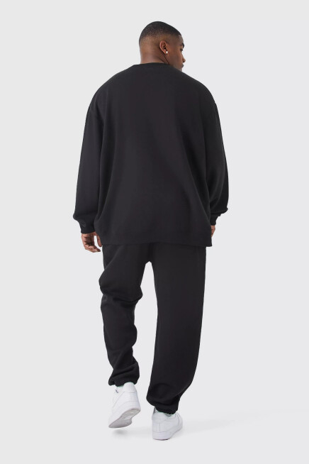 Erkek Battal Rahat Kesim İnce Eşofman Altı SPR24BEA51