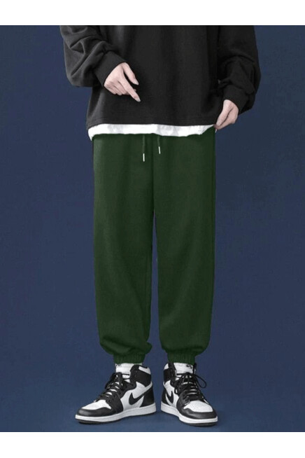 Erkek Bel ve Paça Lastikli İnce Eşofman Altı SPR24EA82