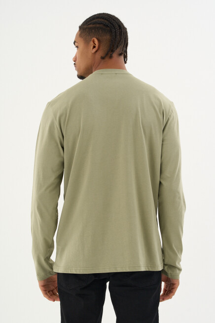 Erkek Bisiklet yaka Uzun kollu Tshırt SPR24TS41