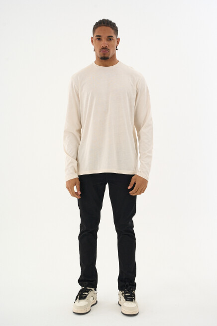 Erkek Bisiklet yaka Uzun kollu Tshırt SPR24TS41