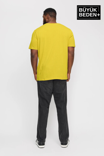  Erkek Büyük Beden Bisiklet Yaka Tshırt SPRBTS10