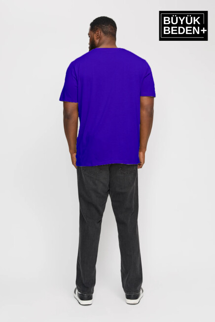  Erkek Büyük Beden Bisiklet Yaka Tshırt SPRBTS10