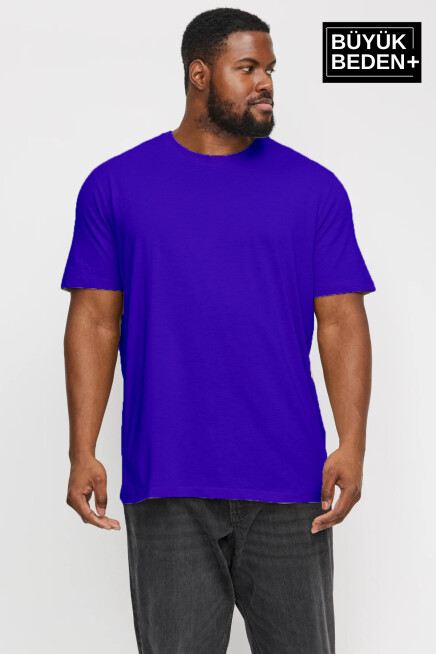  Erkek Büyük Beden Bisiklet Yaka Tshırt SPRBTS10