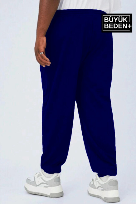 Erkek Büyük Beden Paça Lastikli New York Baskılı İnce Eşofman Altı  SPR25BEA48