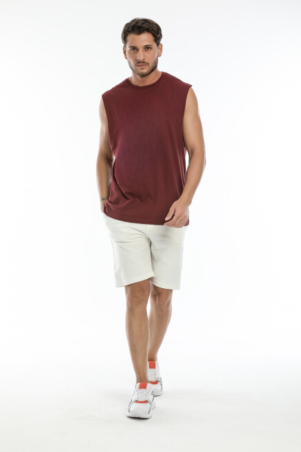 Erkek Kolsuz Bisiklet Yaka Düz Regular Tshırt SPR25AT940