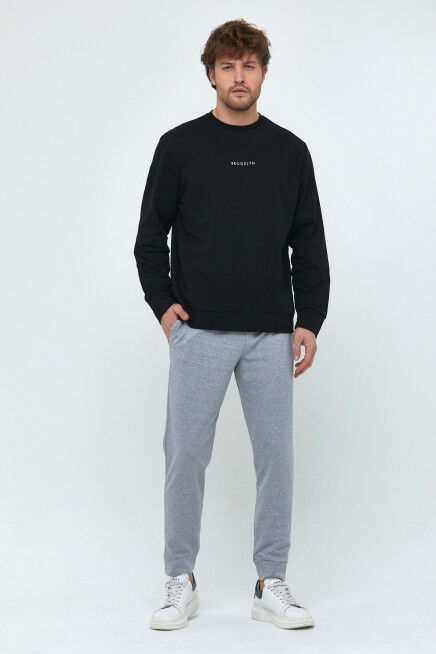 Erkek Regular Fit İnce Eşofman Altı SPR24EA81