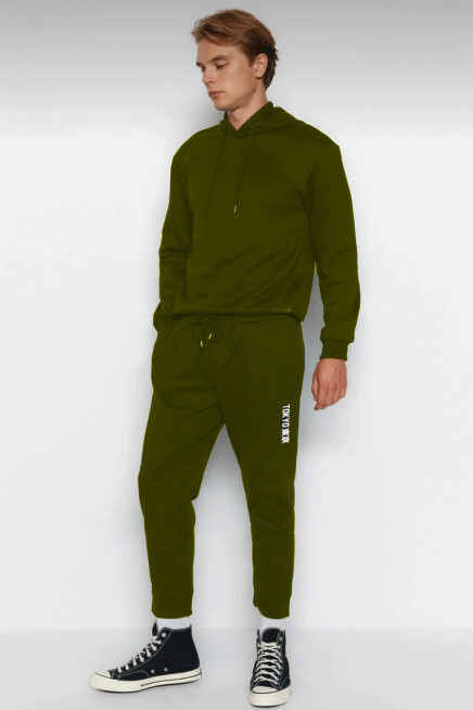 Erkek Regular Fit Tokyo Baskılı İnce Eşofman Altı