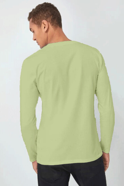 Erkek Uzun Kollu California Baskılı Baskılı Tshırt SPR25TS38