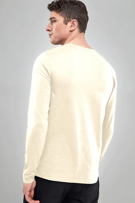 Erkek Uzun Kollu California Baskılı Baskılı Tshırt SPR25TS38