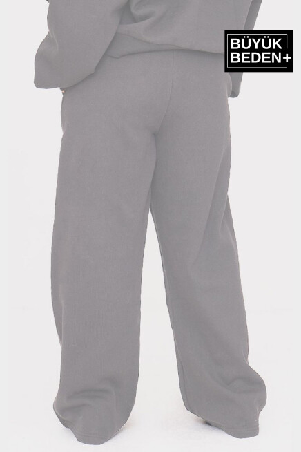 Kadın Büyük Beden Brooklyn Baskılı İnce Eşofman Altı  SPR25BEAK54