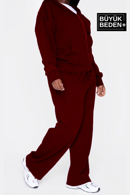 Kadın Büyük Beden Buyuk Brooklyn Baskılı İnce Eşofman Altı  SPR25BEAK50