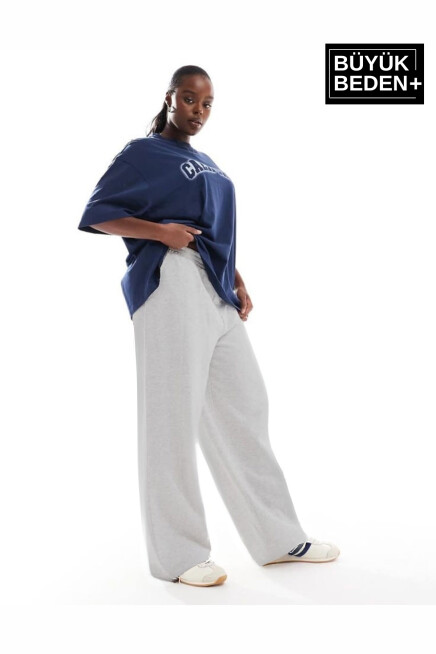 Kadın Büyük Beden İnce Eşofman Altı  SPR25BEAK52