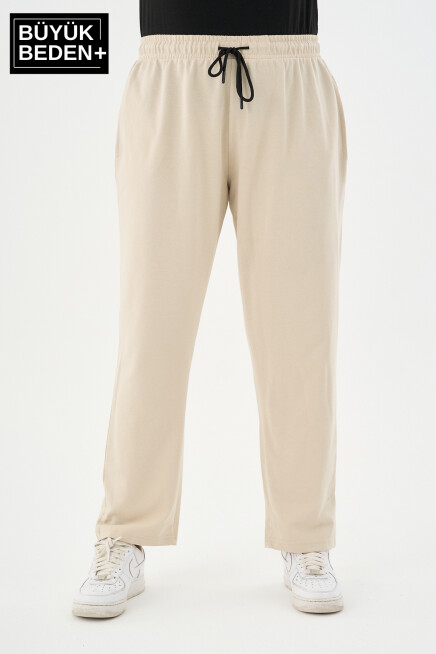 Kadın Büyük Beden İnce Eşofman Altı  SPR25BEAK52