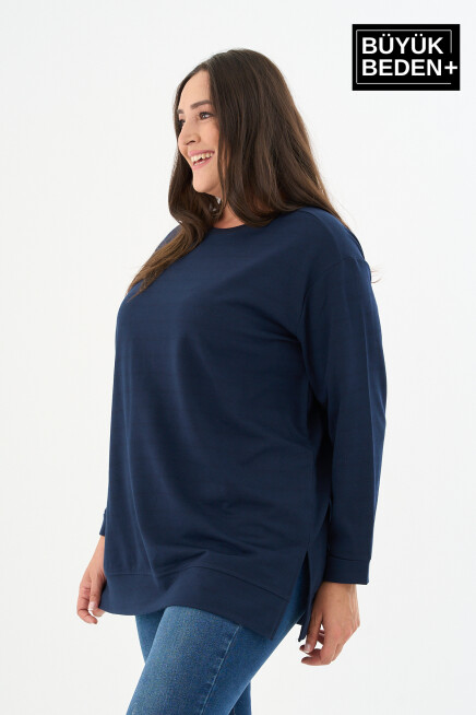 Kadın Tunik Büyük Beden  Sweatshırt SPR26BTK990