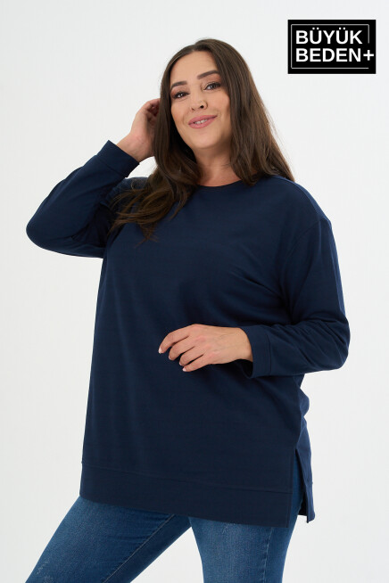 Kadın Tunik Büyük Beden  Sweatshırt SPR26BTK990