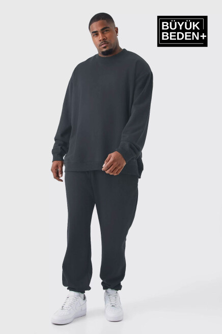 Erkek Battal Rahat Kesim İnce Eşofman Altı SPR24BEA51