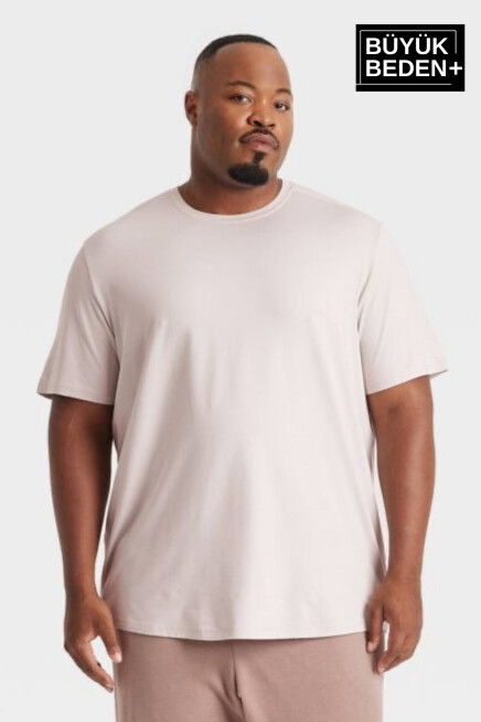  Erkek Büyük Beden Bisiklet Yaka Tshırt SPRBTS10