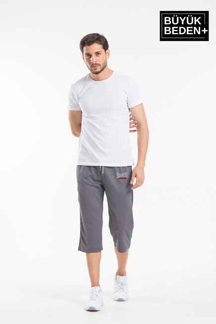 Erkek Büyük Beden N.Brooklyn Baskılı Standart &Regular Kalıp Şort SPR25BSR089