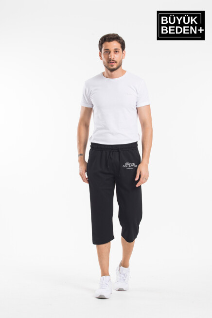 Erkek Büyük Beden Unified Collective Baskılı Standart &Regular Kalıp Şort SPR25BSR088