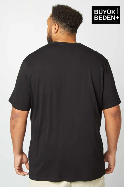 Erkek Büyük Beden V Yaka Tshırt SPRBTS09